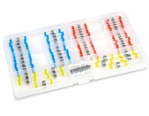 Un buon prezzo. Terminale elettrico isolato con connettore di filo a contrazione termica a poliolefina rossa per applicazioni di splicing durevole e di filo in linea
