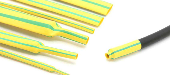 Un buon prezzo. Poliolefina collegata incrocio sottile verde gialla della tubatura degli strizzacervelli di calore della parete in linea